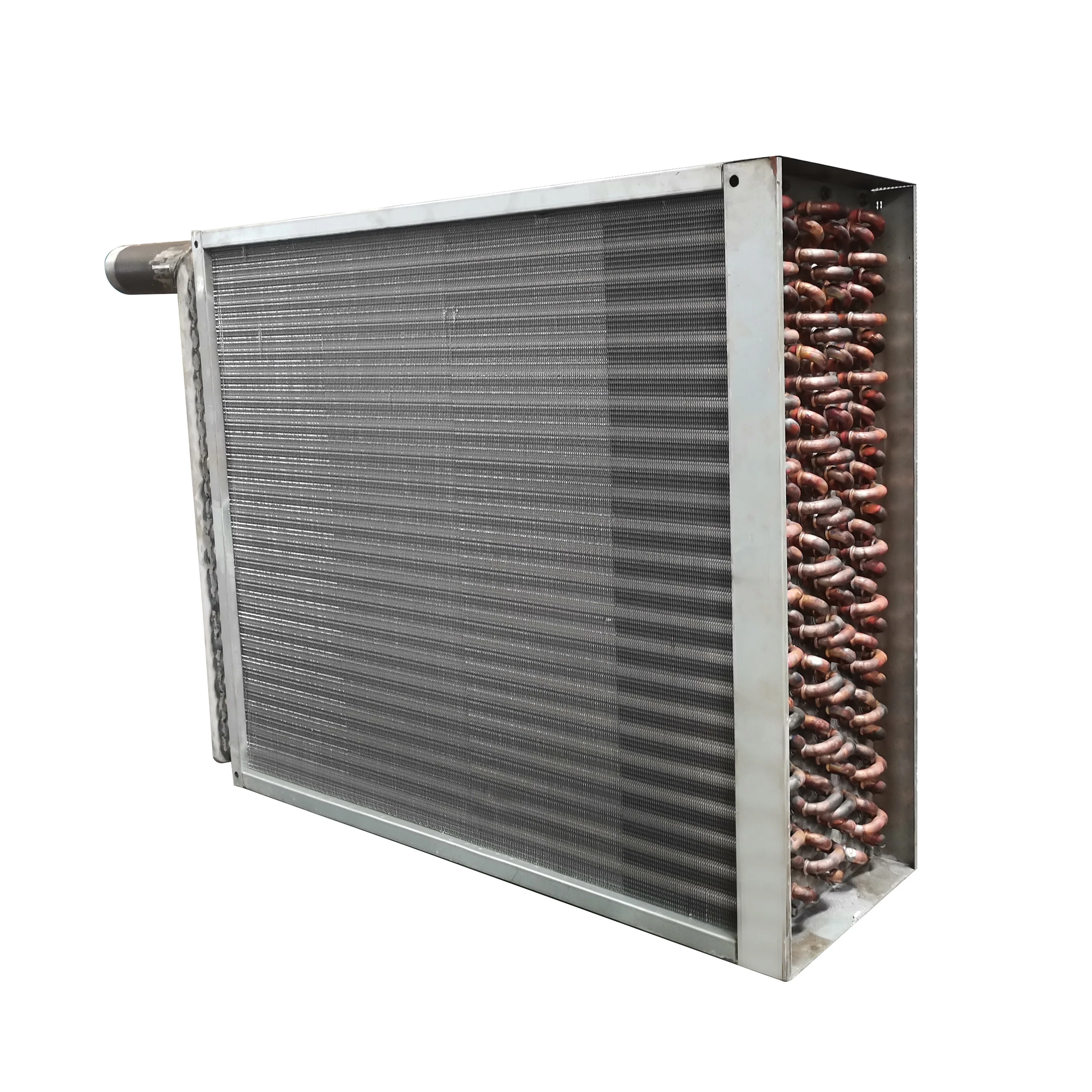 Tube Fin Radiator With Fan,Large Surface Area Tube Finned Heat Exchanger,Hot Water Fan Coil for Poultry Farm
