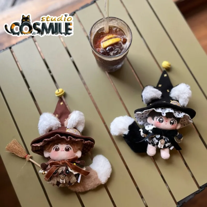 Ojamajo Majo Black Witch Academy Halloween Magic Wizard Magician Hat Costume Stuffed Plushie 10cm or 17cm Doll Clothes JY