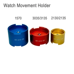 Suporte do movimento com parafusos ajustáveis, relógio Rolex 1570, 2130, 2135, 3035, 3135