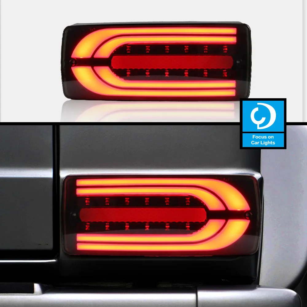 Taillights Styling for Benz W463 G500 Tail Light LED DRL Running Signal Brake Reversing Parking Lighthouse Facelift