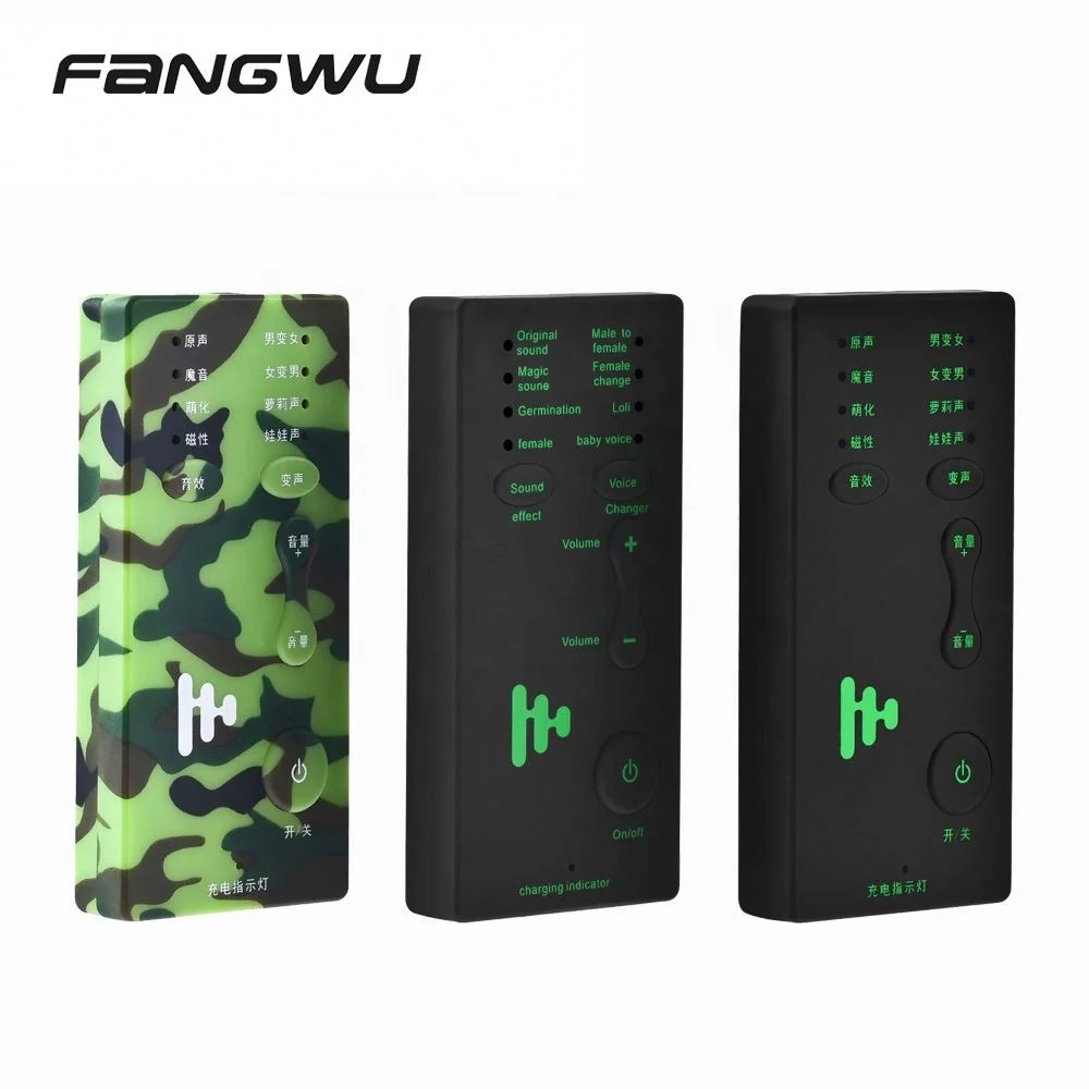 2020 New Design Multi Voice Phone Microphone Changer Amplifier Device for Kids Phone Computer Laptop PS4 Game