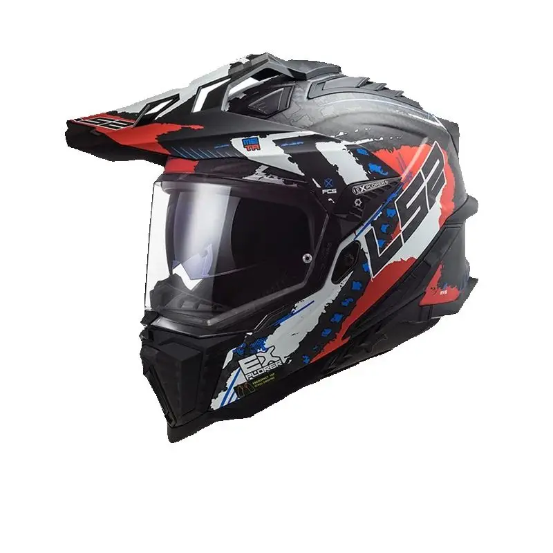 Original LS2 EXPLORER Off-road Motorcycle helmet ls2 MX701 carbon fiber motocross helmets