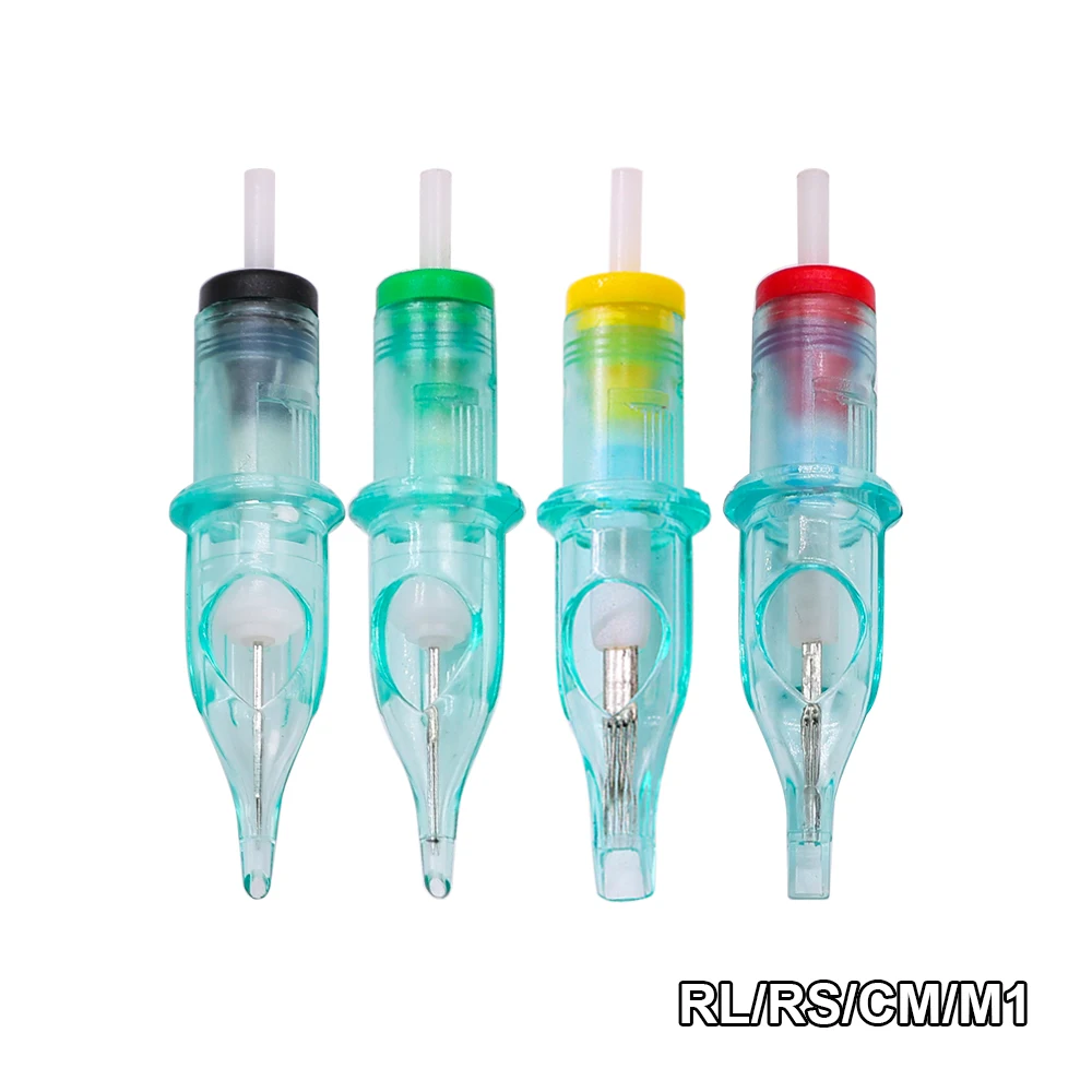 

Professional Tattoo Cartridges Needle RL/RS/CM/M1 Round Liner Disposable Sterile Permanent Makeup Machine Microblading Needles