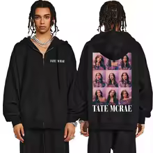 Singer Tate Mcrae Double Sided Zip Hoodie