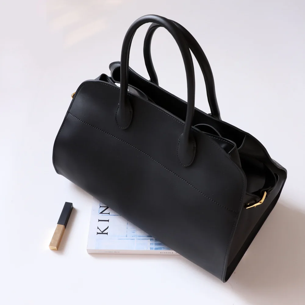 2023 New Fashion 100% Genuine Leather Handbags New Fashion High Quality Women Large Capacity Commuter Portable Totes