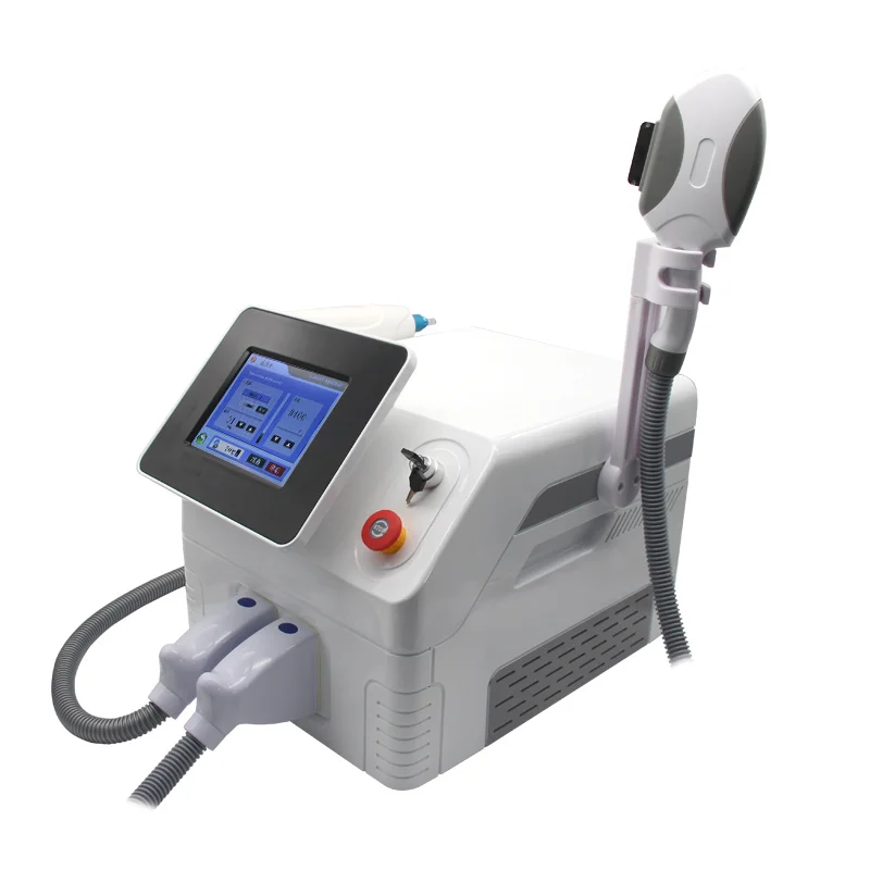 OPT Two In One IPL Hair Removal Machine ND Yag 1064nm 532nm Laser Tattoo Freckle Wrinkle Removal Professional Beauty Device Lase