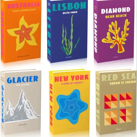 New Fashion Faux Books for Decoration DIY Fold Fake Books Props For Home Decor Living Room Office Coffee Table Decorative Books