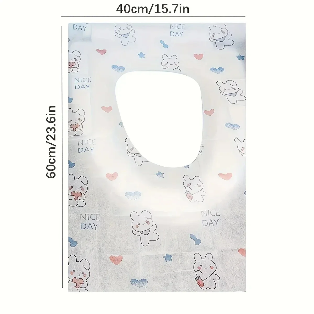 10/20/50 قطعة أغطية مقاعد المرحاض القابل للتصرف للسفر الحمامات العامة طائرة النظافة العالمي صالح جميع الأعمار قعادة التدريب #2