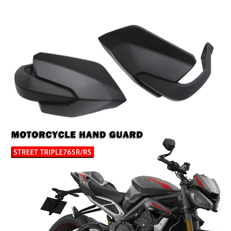 

For Street Triple 765R 765RS 765 MOTO2 Edition 2020 2021 2022 2023 Wind Deflector Shield Handguards Hand Protectors Guards