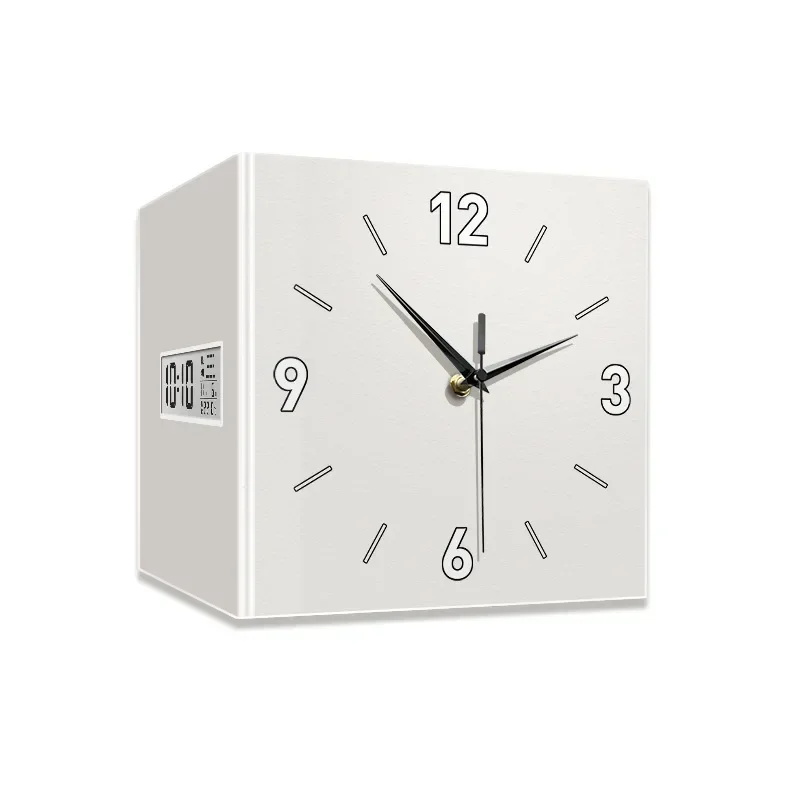 Living room corner perpetual calendar electronic screen clock 2025 new home LCD corner clock