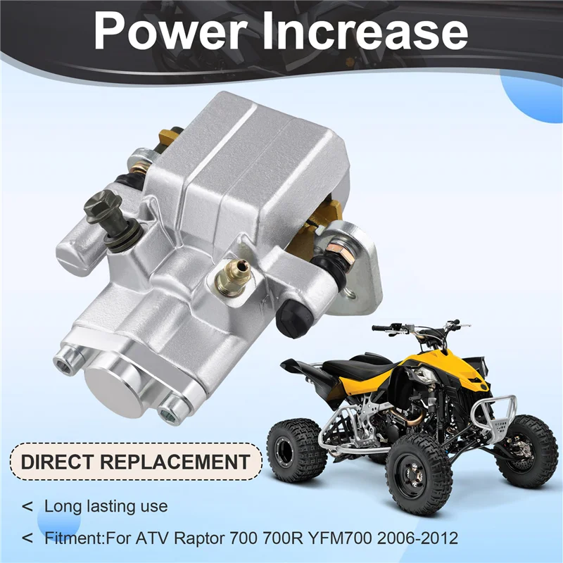 

A73X-Motorcycle Rear Brake Calipers For ATV Raptor 700 700R YFM700 2006-2012 Disc Brake Bump Caliper