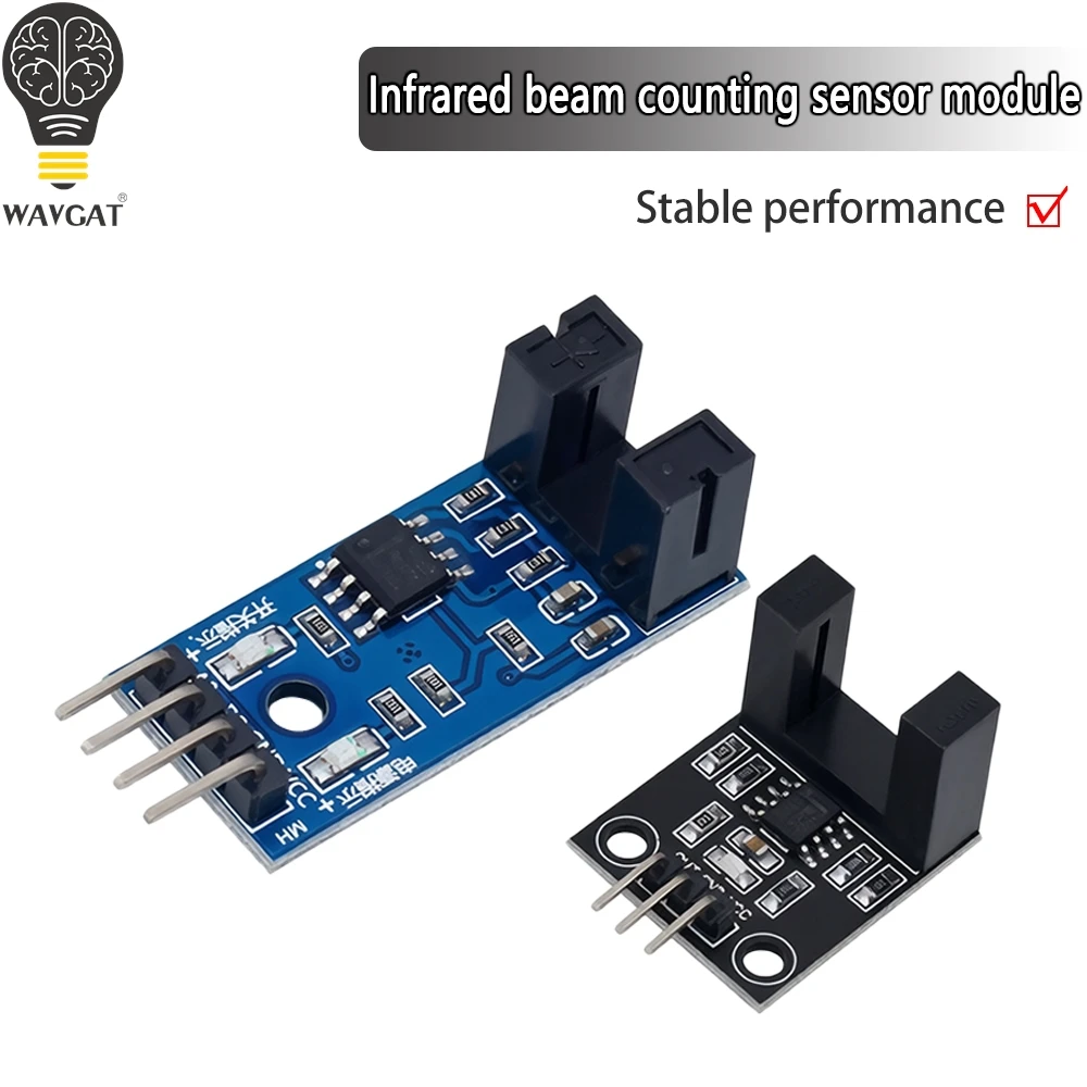 Speed Sensor Module Tacho Sensor Slot-type Optocoupler Tacho-generator Counter Module for arduino 51 AVR PIC 3.3V-5V Diy Kit