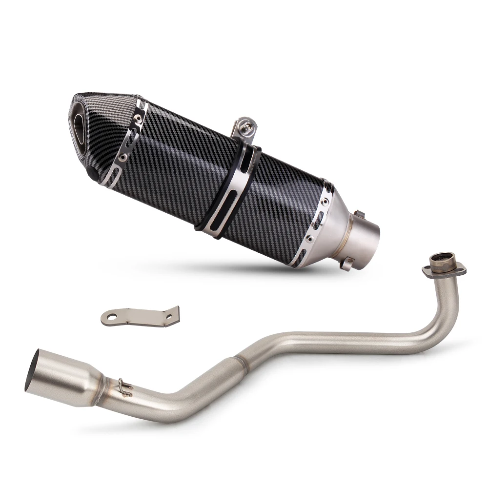 Motorcycle Exhaust System For Honda MSX-125 MSX125 / GROM 2012-2020 Motobike Header Pipe Street Bike Escape Muffler Accessories