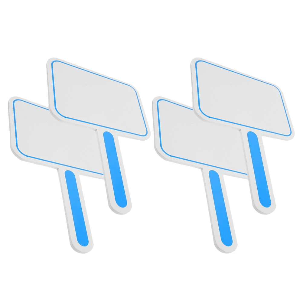 4 Pcs Score Board White Paper Sign Sticker Locker Whiteboard Card Sandwich Face on Scoring Kt Poster Boards Sublimation Markers