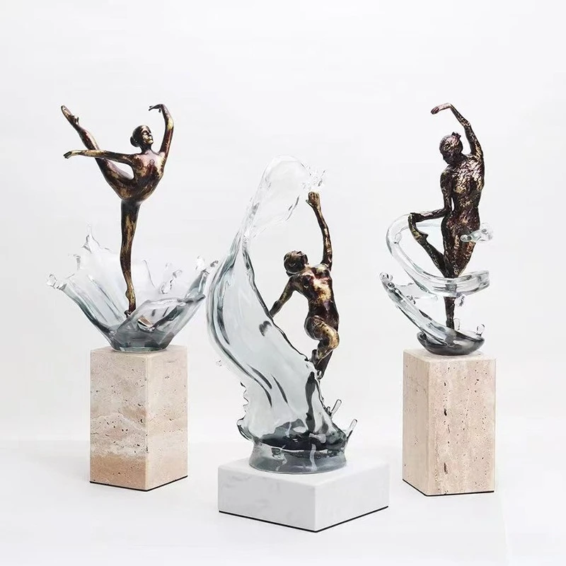 Modern creative dance, character ornaments, sculptures, home furnishings, model rooms, hotel interior art, decoration crafts