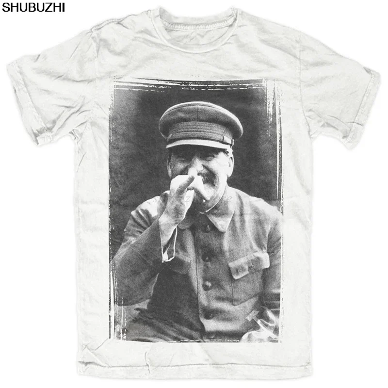Funny Humor Stalin Jokes UDSSR Russia T Shirt. New 100% Cotton Short Sleeve O-Neck T-shirt Casual Clothing Mens Top
