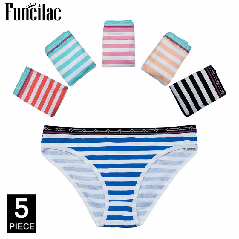 Women's cotton panties Girl Briefs Ms. cotton underwear bikini underwear sexy Ladies Briefs Free shipping 5 Pcs/set - Image 16
