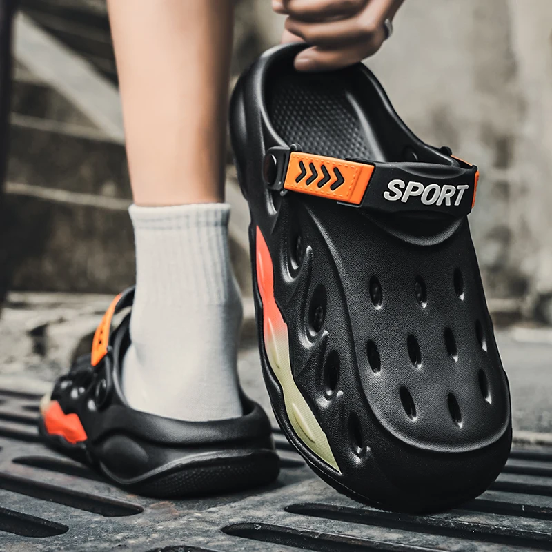 

Mens Summer Slippers Casual Outdoor Beach Shoes Sandals Walking Slides Comfort Lightweight Luxury Designer Fashion Leather