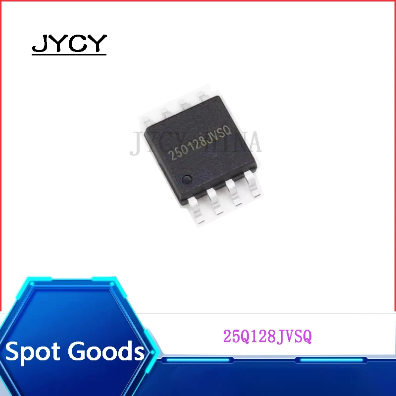 10PCS/lote 25Q128JVSQ  NEW W25Q128JVSIQ W25Q128  SOP8 NOR FLASH Memory chip