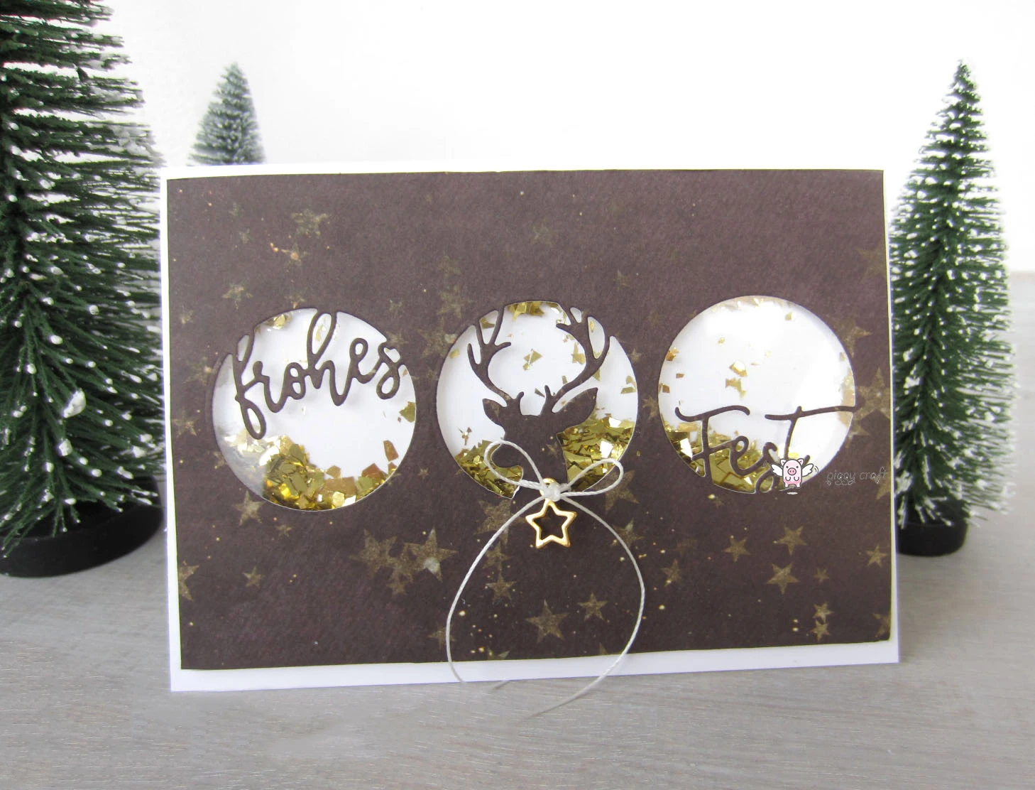 1 قطعة أصبع الحرفية المعادن قطع يموت قطع يموت قالب الغزلان frohes مهرجان رسالة دائرة قصاصات ورقية قالب الحرف شفرة لكمة الاستنسل