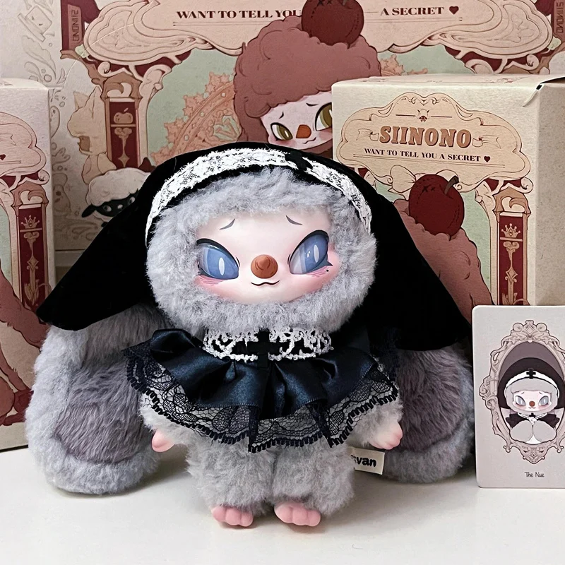 Miniso 100% genuíno siinono quer dizer você uma série secreta caixa cega de rosto de vinil boneca kawaii caixa misteriosa anime figura melhor presente