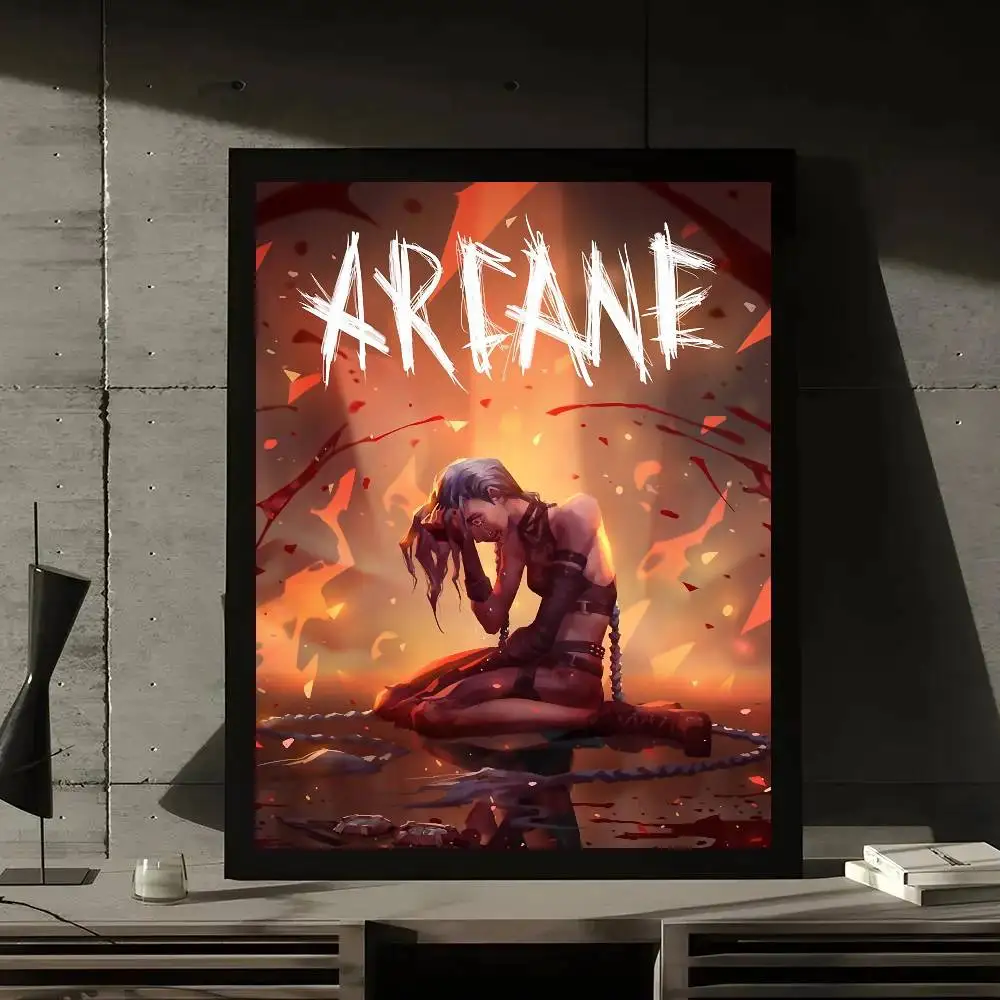 الكرتون A- غامض الموسم 2 السادس J-Jinx المشارك معرض يطبع ذاتية اللصق ديكور المنزل الديكور صور مطبوعة للحوائط غرفة المعيشة ملصق