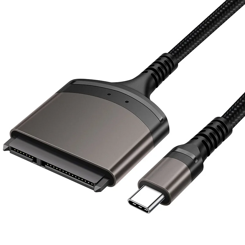 USB 3.0 zu SATA Kabel Coverter Aluminiumlegierung Draht Splitter 2,5 Zoll SSD HDD Festplatte Datenkabel Verlängern Adapter für PC Computer