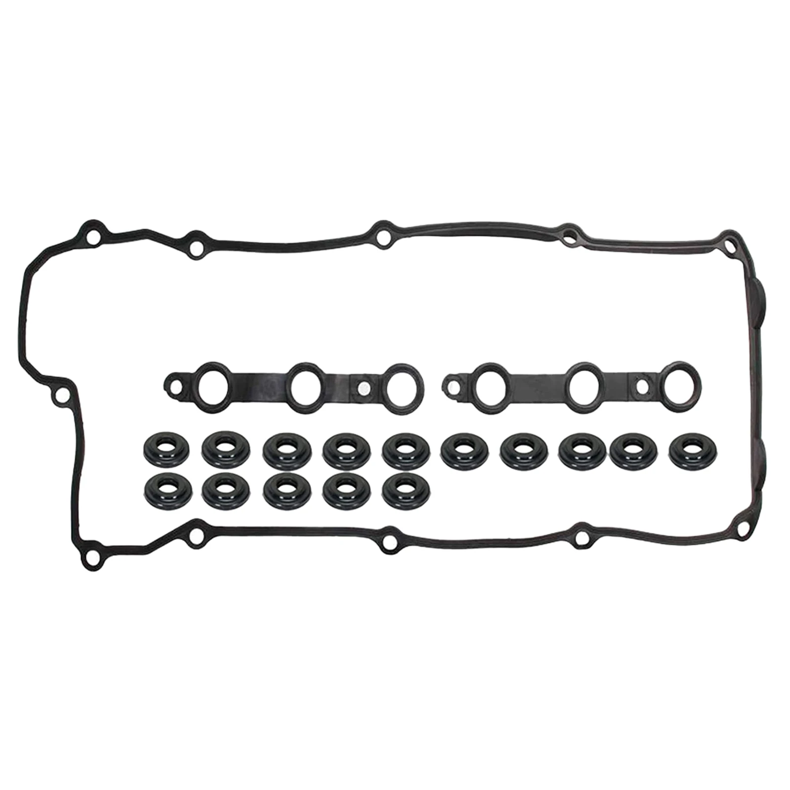 Car Engine Valve Cover Cylinder Head Screw Gasket Set 11129070532 11121437395 For-BMW E39 520I 523I 528I 530I M52