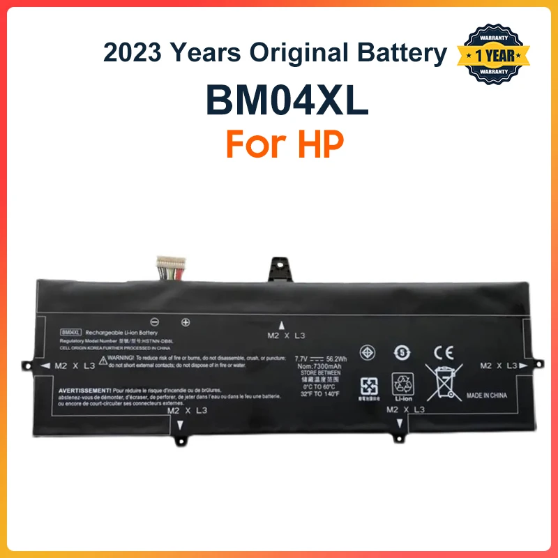 BM04XL Laptop Battery for HP EliteBook x360 1030 G3 G4 Series HSTNN-DB8L HSTNN-UB7L L02031-541 L02478-855 7.7V 56.2WH