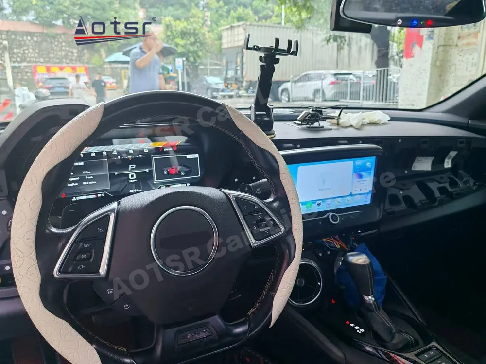 12.3‘’ Digital Performance Display Dashboard Upgrade For Chevrolet Camaro 2015~2023 Speed Table Car Virtual Information