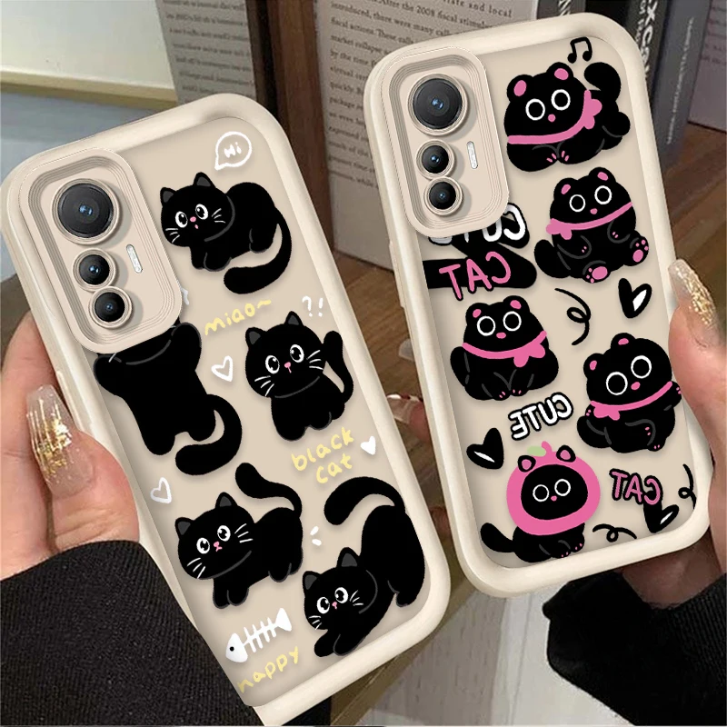 Cute Black Cat Sili… - image