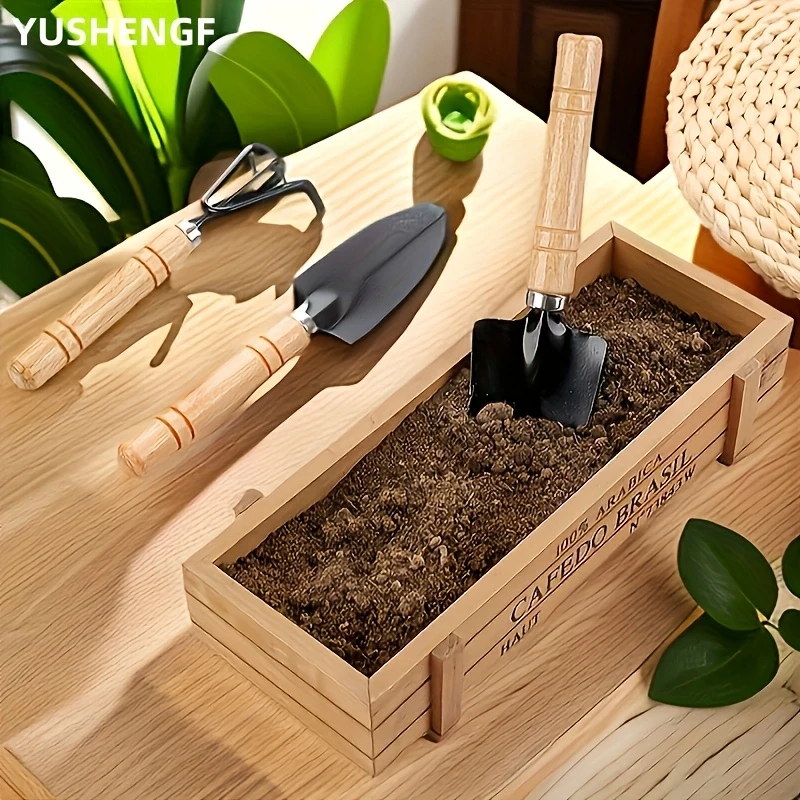 

3pcs Mini Trowel Set Soil Trowel Gardening Tool Set For Transplanting Potted Plants Trowel And Rake Set Gardening Tool Set