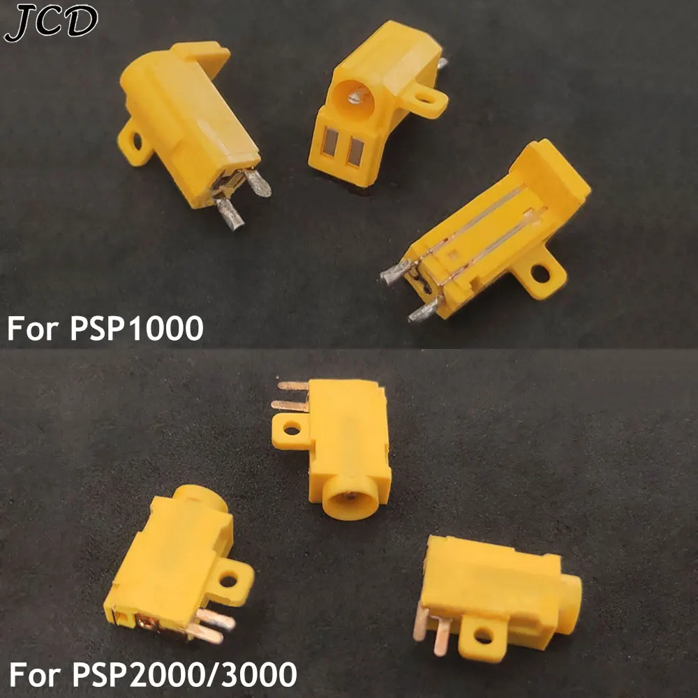 JCD 1PCS For PSP1000 Charging Power Jack Replacement For PSP 2000 3000 Charger Port Socket Repair Parts