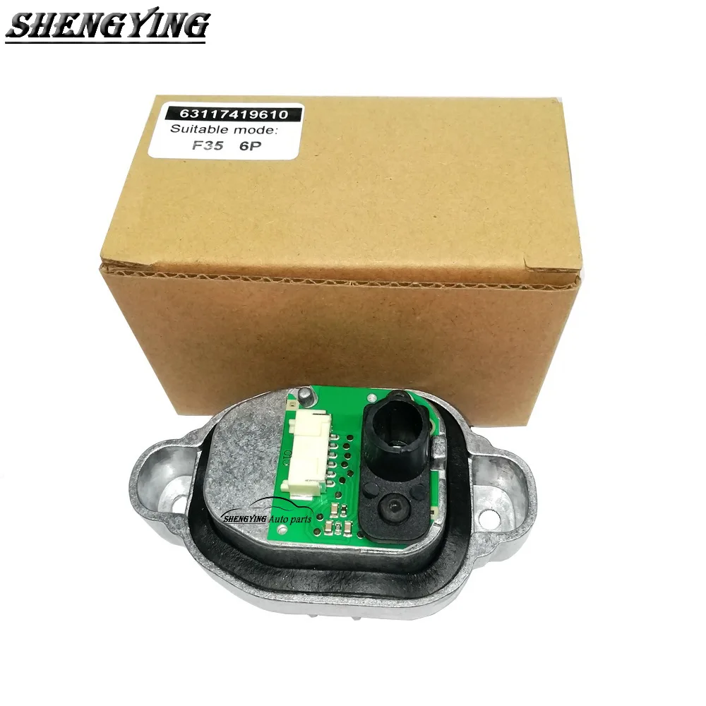 SHENGYING-módulo LED DRL para B-MW, Serie 3, F30, F35, fuente de luz diurna blanca, 3 pines, 6 pines, 63117419610, nuevo, 63117419615