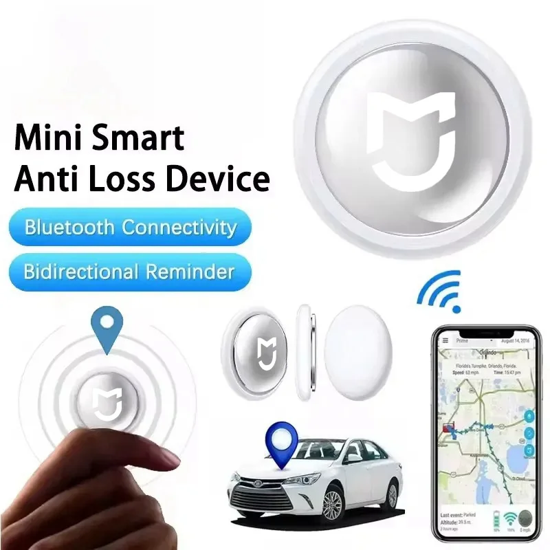 Xiaomi Mini Portátil Smart Finder, Dispositivo Anti-perdido, Rastreamento Bluetooth, Rastreador de Localização GPS, Crianças, Elder, Pet, Carteira