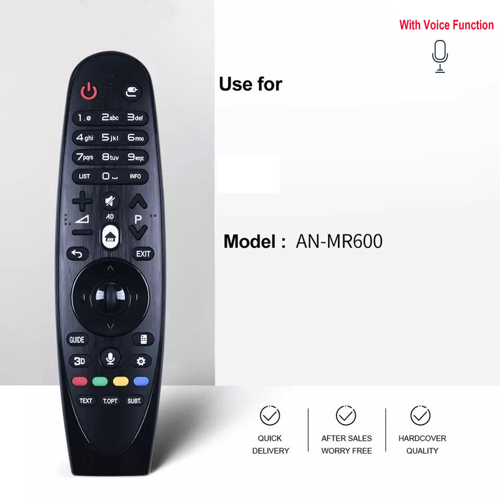 Remote Control AN-MR600 for L Magic Smart LED TV With Voice Function and Flying Mouse Function Fit for  AN-600G AM-HR600/650A