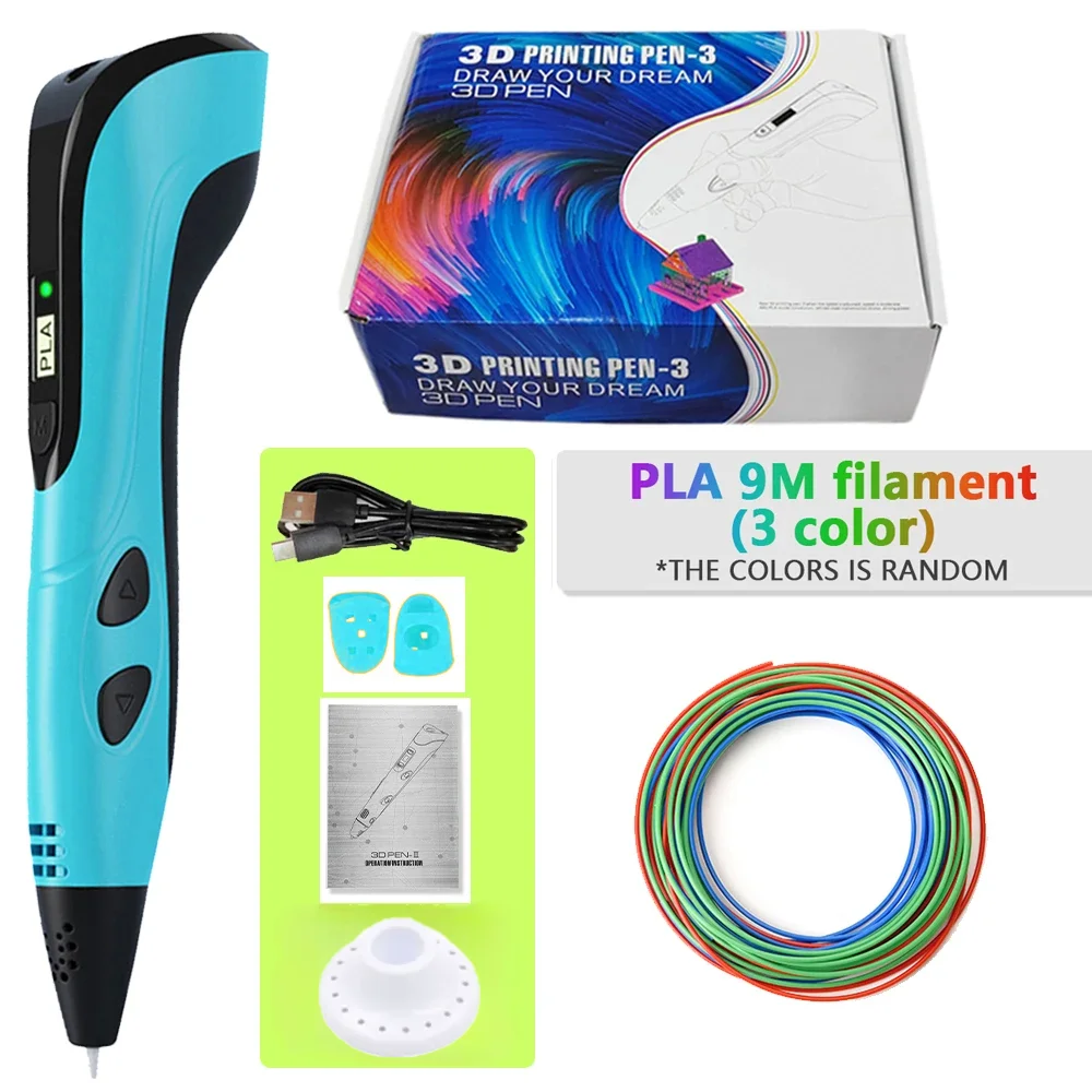 

50m 100m 20 Colors 3D Pen Fills Pla 3D Pen Printing Cable 3D Printer Filament Printing Materials High Precision Printer Cable