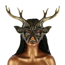 Halloween Mask Party Mask Reindeer Horn Mask Animal Mask Carnivals Mask Masquerade Mask Mardi Gras Mask for Cosplay