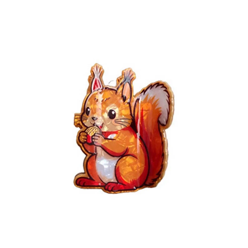 

Creative PVC Cute Bear Hair Claw Hedgehog Squirrel Cartoon Animal Shark Clip Peacock Swan Acrylic Hair Claw Female