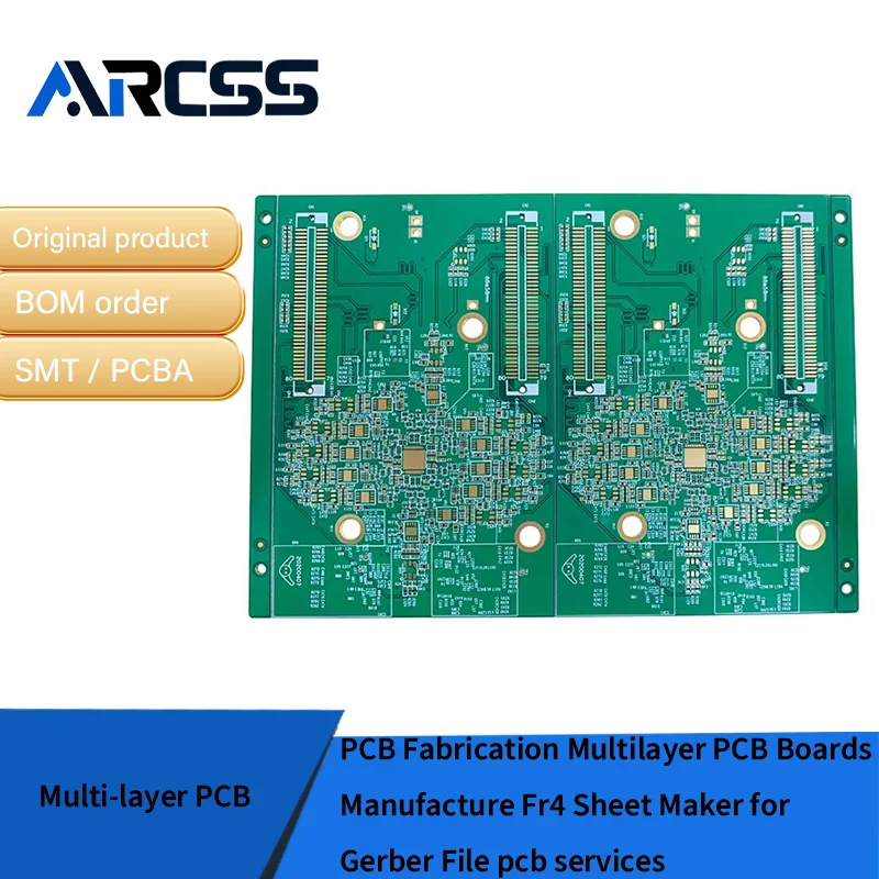 PCB Fabrication Multilayer PCB Boards Manufacture Fr4 Sheet Maker for Gerber File pcb services