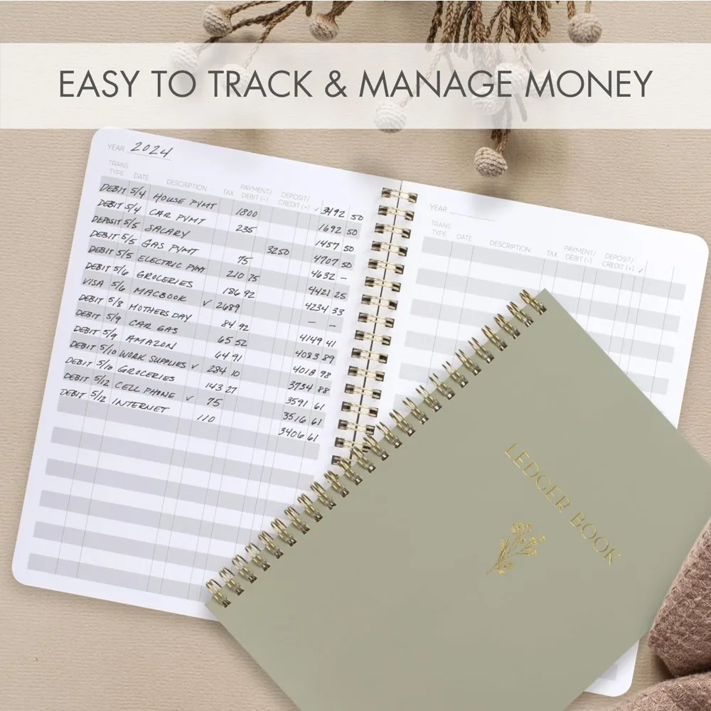 Easy-to-use accounting books - the perfect expense tracking notebook for your small business