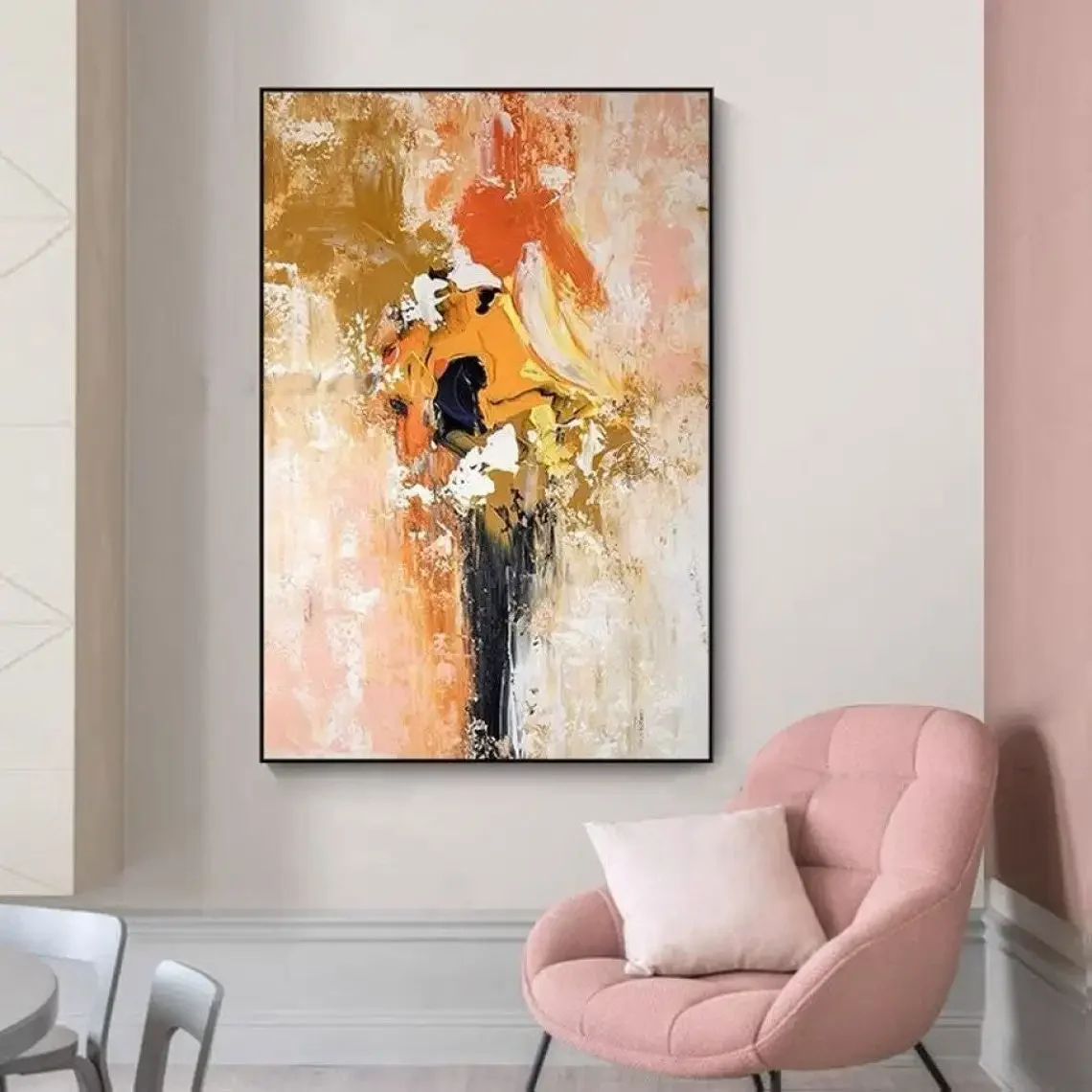 Large Textured Oil Painting On Canvas Abstract Wall Art Hand Painted Abstract Paintings For Living Room Bedroom Home Decor Art