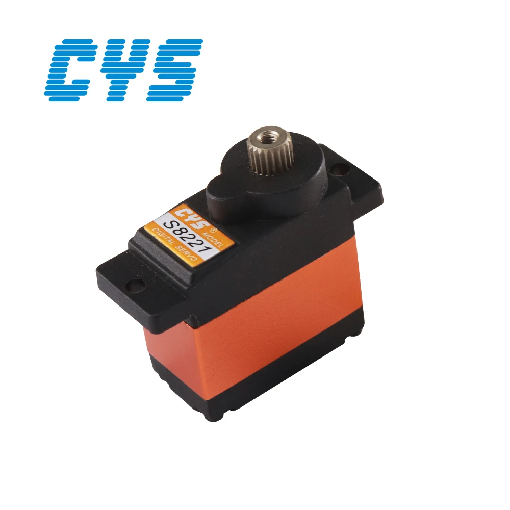 

CYS S8221 High Speed 1.5kg Torque Full Metal Gear Aluminum Middle Case RC Digital Servo Motor for 500 RC Helicopter Aircraft