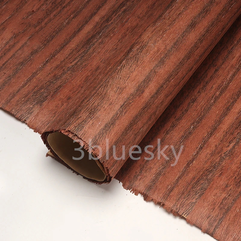 Natural Wood Veneer Tiger for Furniture Backing Kraftpaper about 60cm x 2.5m 0.25mm Q/C