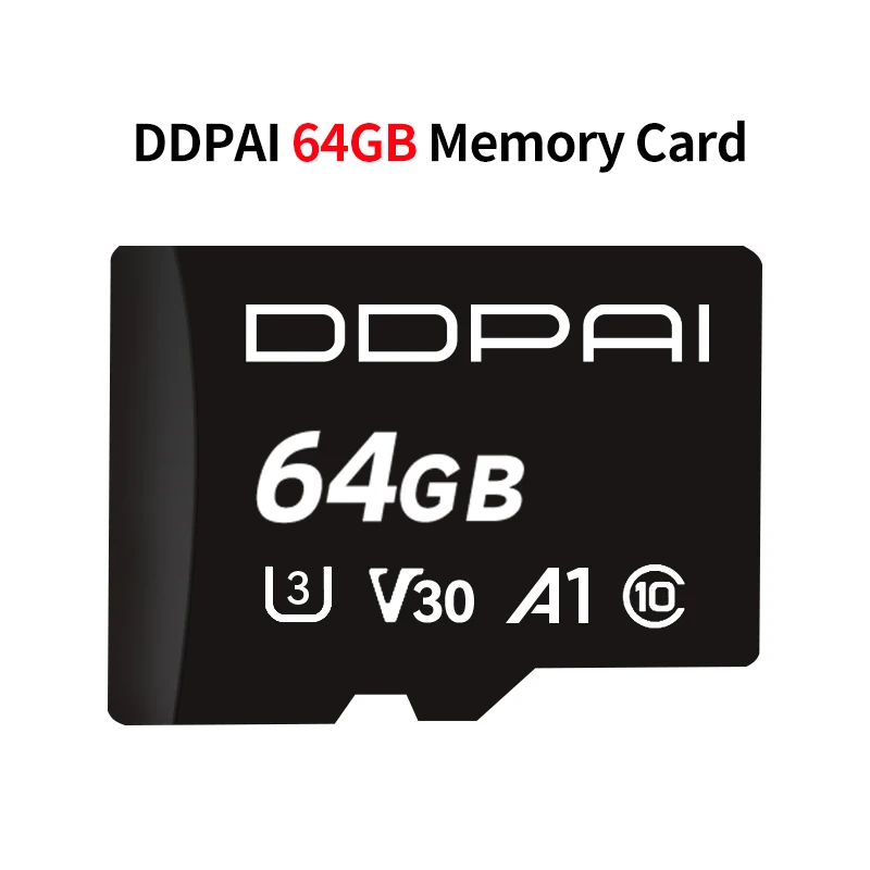 DDPAI Geheugenkaart 64 GB 128 GB 256 GB 512 GB Sd-kaart Klasse 10 voor DDPAI Dash Cam Auto Camera Auto DVR Adapters