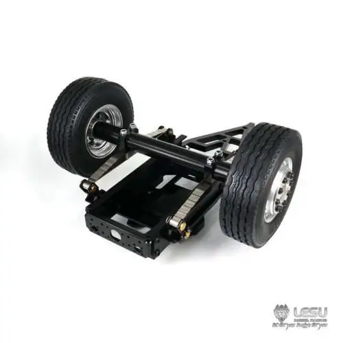 

1/14 Metal Single Axle Trailer B Lesu Spare Parts For RC DIY Tamiyaya Tractor Model Truck Remote Control Car TH02031