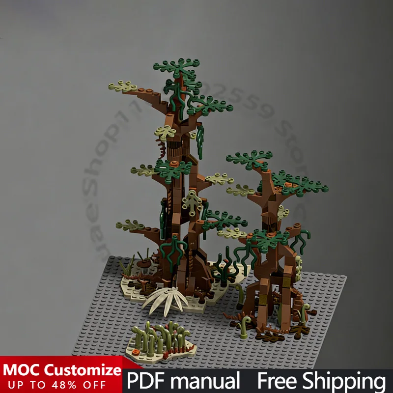 

Набор для сборки модели «Звездные войны: База-диорама «Плесневая планета»» (521 деталь), модульный конструктор MOC, простой в сборке, подарок на праздник, игрушка для самостоятельной сборки