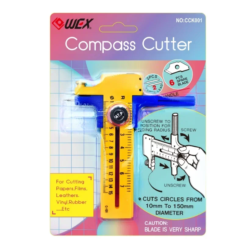 Круговой резак, регулируемый, для окружностей 10-150 мм