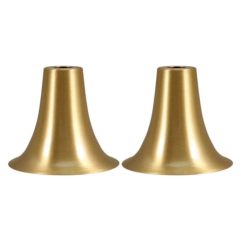 

2Pcs Brass E27 Lamp Base Cup Vintage Style Sturdy Pendant Lamp Holder for Bedroom Living Room Dining Decorative Lighting