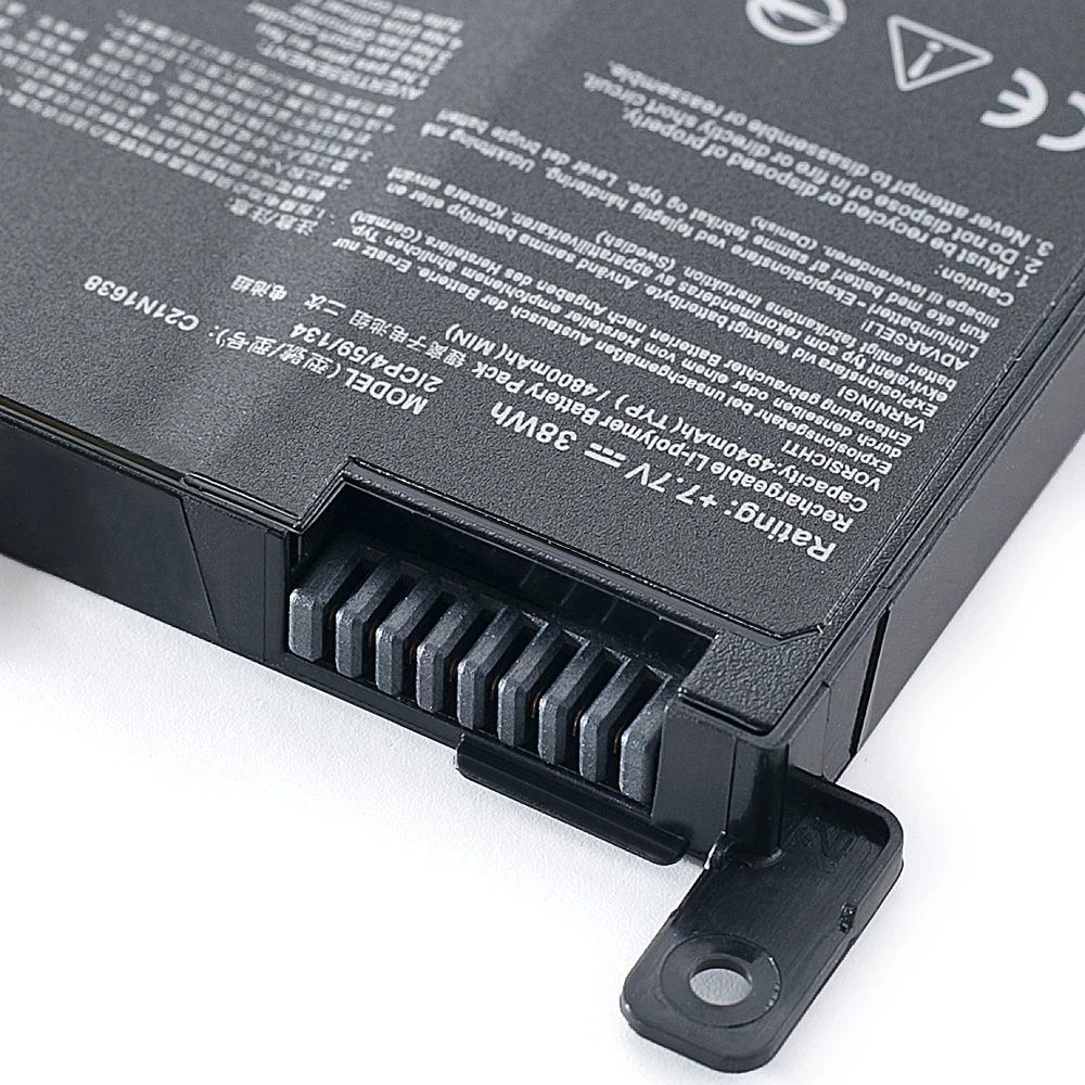 Keyuan C21N1638 ノートパソコンのバッテリー A480U、A480UF、A480UR、A480UA、Asus VivoBook 14 X442UQ、X442UA、X442UN、X442UF 4800mah バッテリー